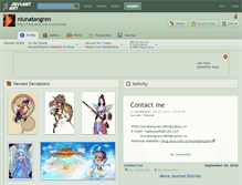 Tablet Screenshot of niunatangren.deviantart.com