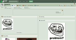 Desktop Screenshot of jamesco2.deviantart.com