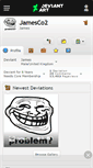 Mobile Screenshot of jamesco2.deviantart.com