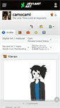Mobile Screenshot of camocami.deviantart.com