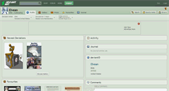 Desktop Screenshot of elvean.deviantart.com