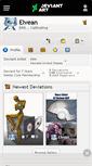 Mobile Screenshot of elvean.deviantart.com