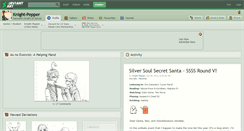 Desktop Screenshot of knight-pepper.deviantart.com