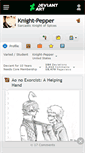 Mobile Screenshot of knight-pepper.deviantart.com