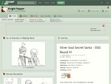 Tablet Screenshot of knight-pepper.deviantart.com