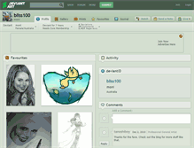 Tablet Screenshot of bliss100.deviantart.com