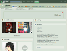 Tablet Screenshot of nikkonn.deviantart.com