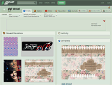 Tablet Screenshot of gigi-droszi.deviantart.com