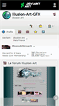 Mobile Screenshot of illusion-art-gfx.deviantart.com