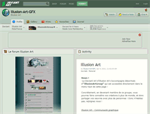 Tablet Screenshot of illusion-art-gfx.deviantart.com