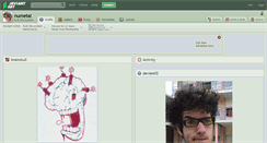 Desktop Screenshot of numetal.deviantart.com