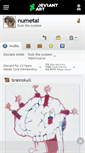Mobile Screenshot of numetal.deviantart.com