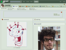 Tablet Screenshot of numetal.deviantart.com