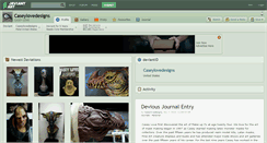 Desktop Screenshot of caseylovedesigns.deviantart.com