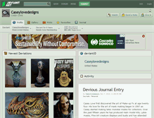 Tablet Screenshot of caseylovedesigns.deviantart.com