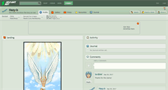Desktop Screenshot of hazy-b.deviantart.com
