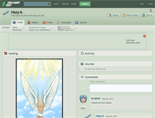 Tablet Screenshot of hazy-b.deviantart.com