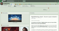 Desktop Screenshot of designspartan.deviantart.com