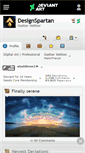 Mobile Screenshot of designspartan.deviantart.com