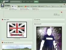 Tablet Screenshot of kcmanc.deviantart.com