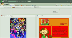 Desktop Screenshot of metaeat.deviantart.com