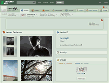 Tablet Screenshot of nevralgic.deviantart.com