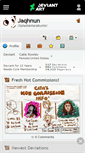 Mobile Screenshot of jaqhnun.deviantart.com
