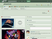 Tablet Screenshot of phizzychronic.deviantart.com