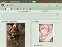 Tablet Screenshot of dewymorning.deviantart.com