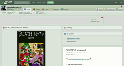 Desktop Screenshot of deathnote-club.deviantart.com