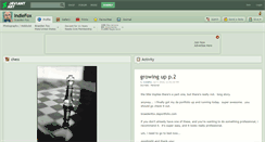 Desktop Screenshot of indiefox.deviantart.com