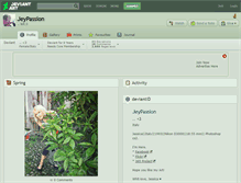 Tablet Screenshot of jeypassion.deviantart.com