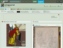 Tablet Screenshot of animagusurreal.deviantart.com