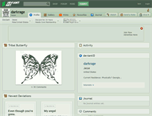 Tablet Screenshot of darkrage.deviantart.com