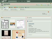 Tablet Screenshot of darkseattle.deviantart.com