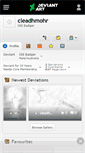 Mobile Screenshot of cleadhmohr.deviantart.com