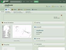 Tablet Screenshot of cleadhmohr.deviantart.com