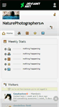 Mobile Screenshot of naturephotographers.deviantart.com