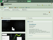 Tablet Screenshot of funnelweaver.deviantart.com