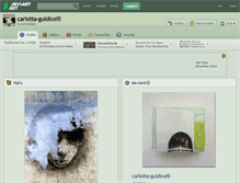 Tablet Screenshot of carlotta-guidicelli.deviantart.com