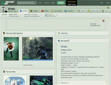 Tablet Screenshot of efrath.deviantart.com