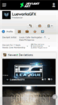 Mobile Screenshot of lueworksgfx.deviantart.com