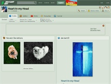 Tablet Screenshot of heart-in-my-head.deviantart.com