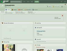Tablet Screenshot of imaquaphobic.deviantart.com