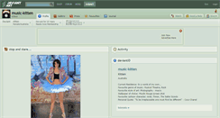 Desktop Screenshot of music-kitten.deviantart.com