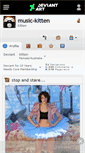 Mobile Screenshot of music-kitten.deviantart.com