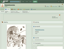 Tablet Screenshot of nataliaserantes.deviantart.com