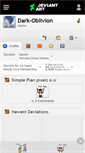 Mobile Screenshot of dark-oblivion.deviantart.com