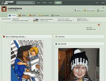 Tablet Screenshot of cookiepianos.deviantart.com