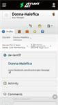 Mobile Screenshot of donna-malefica.deviantart.com